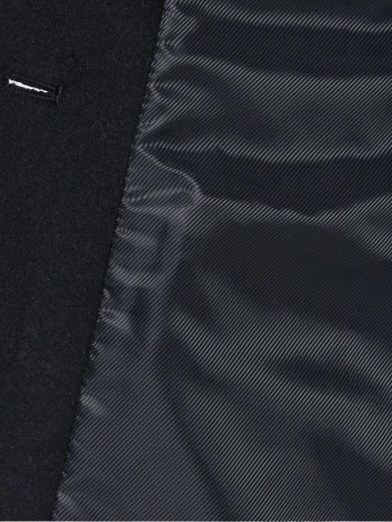 25FW 랄프 로렌 크레스트 패치 울 블렌드 코트 297958509 002 Blue - RALPH LAUREN