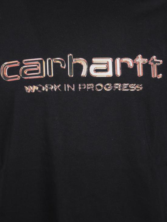 25FW 칼하트 WIP 반팔 티셔츠 I035205 89XX Black - CARHARTT WIP