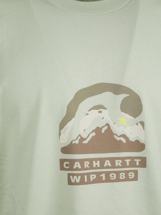 25FW 칼하트 WIP 반팔 티셔츠 I035488 UVXX Green - CARHARTT WIP