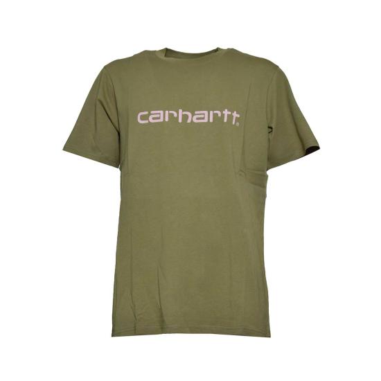 25FW 칼하트 WIP 반팔 티셔츠 I031047 24DXX Green - CARHARTT WIP