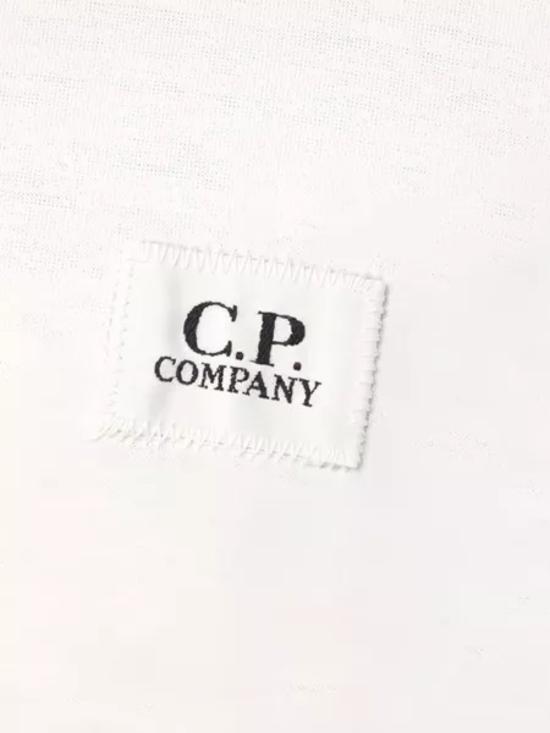 25FW 씨피 컴퍼니 반팔 티셔츠 19CMTS132A 006374G103 White - C.P. COMPANY