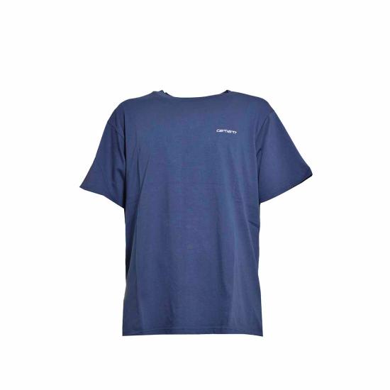 25FW 칼하트 WIP 반팔 티셔츠 I030435 981XX Blue