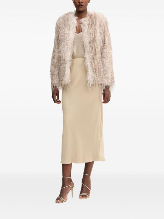 25FW 보스 미디 스커트 50541819 275 Beige - BOSS