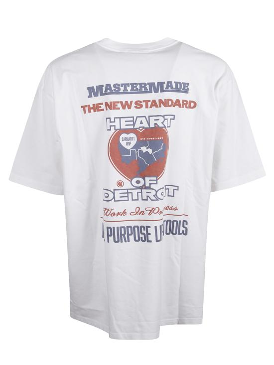 25FW 칼하트 WIP 반팔 티셔츠 I035209 0260 White - CARHARTT WIP