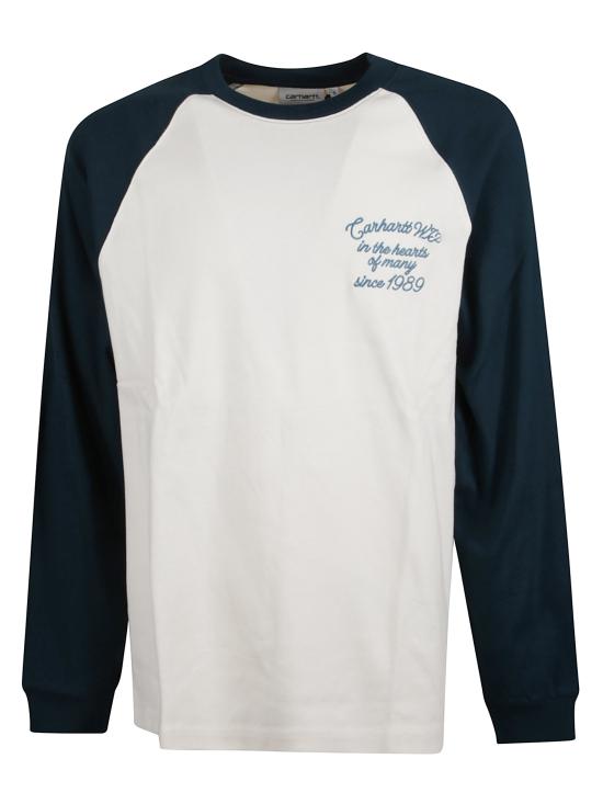 25FW 칼하트 WIP 알스톤 긴팔 티셔츠 I035444 38YXX Blue