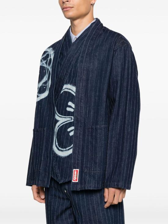 25FW 겐조 수트 자켓 FF65DV143 6R1DM Blue - KENZO