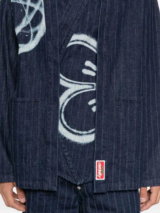 25FW 겐조 수트 자켓 FF65DV143 6R1DM Blue - KENZO