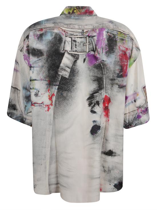 25FW 아크네 스튜디오 반팔 셔츠 BB0654 SHIR000906BHO White - ACNE STUDIOS