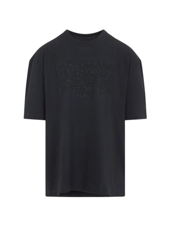 25FW 마르지엘라 자수 로고 티셔츠 S50GC0705 S24567855 Grey