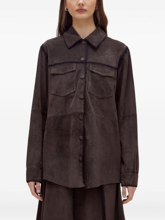 25FW 블루걸 셔츠 RF5195 P040690840 Brown - BLUGIRL