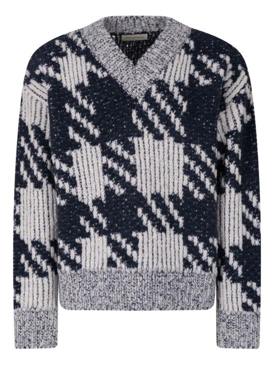 25FW 드리스 반 노튼 스웨터 2520212382726 001 White - DRIES VAN NOTEN