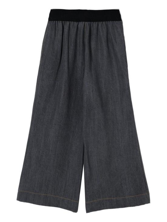 25FW [키즈] 모나리자 스트레이트 팬츠 17F402 6208032F Grey - MONNALISA