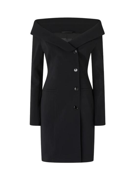 25FW 핑코 미디 원피스 106139 A304Z99 Black