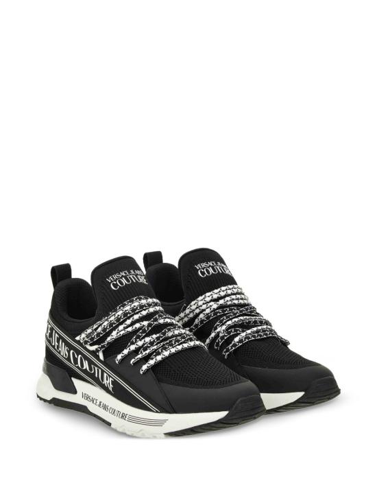 25FW 베르사체 리큐파이 로고 다이나믹 스니커즈 79YA3SA3 ZSD03899 Black - VERSACE