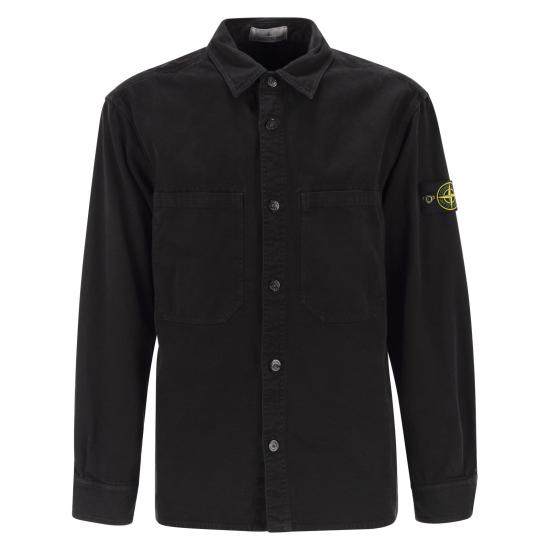 25FW 스톤 아일랜드 셔츠 K2S151200025 BLACK