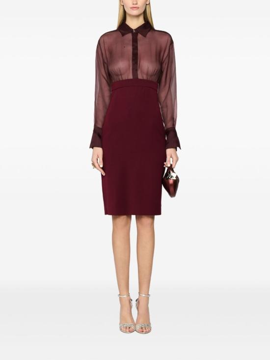 25FW 제니 미디 원피스 79AAO418 N0356570 Bordeaux - GENNY