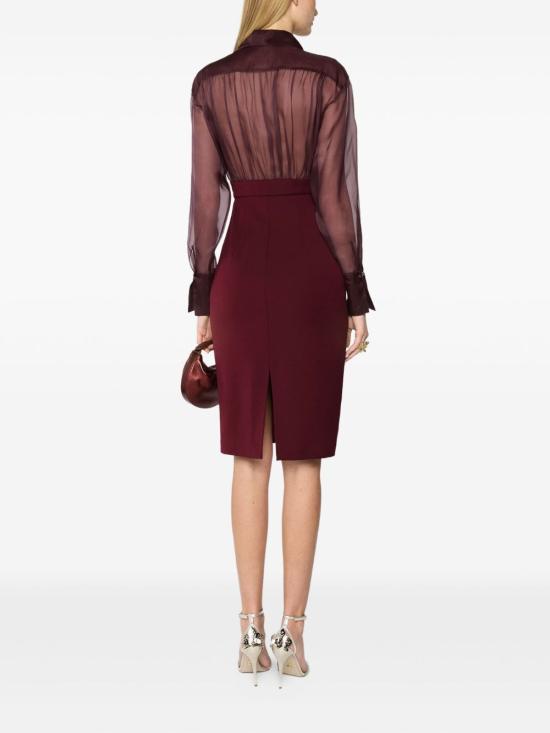 25FW 제니 미디 원피스 79AAO418 N0356570 Bordeaux - GENNY