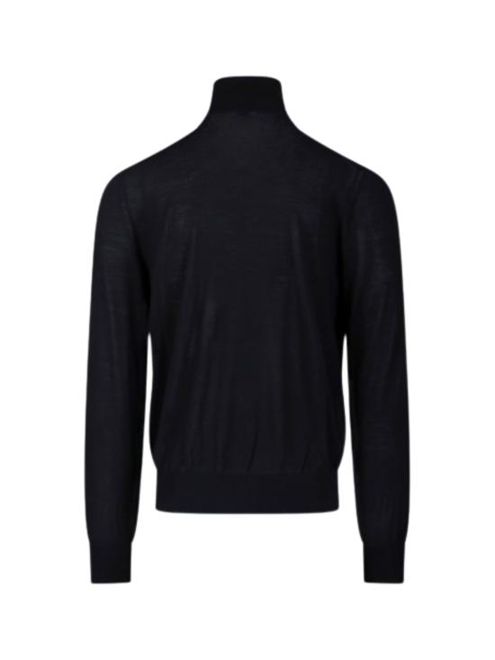 25FW 생로랑 울 터틀넥 스웨터 821739 Y76GM1000 BLACK - SAINT LAURENT