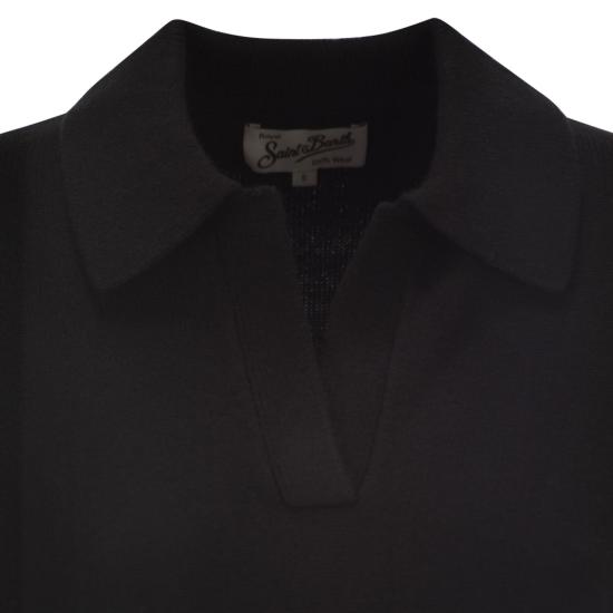 25FW 세인트바쓰 폴로 티셔츠 EZE0003 BLACK - MC2 SAINT BARTH