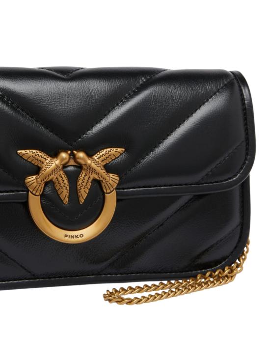 25FW 핑코 숄더백 105083 A2W2Z99Q Black - PINKO