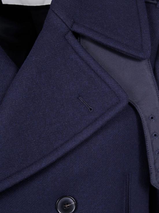 25FW 드리스 반 노튼 코트 2520202362216 509 Blue - DRIES VAN NOTEN