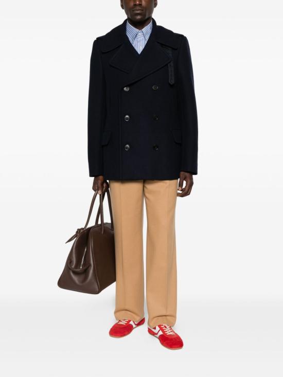 25FW 드리스 반 노튼 코트 2520202362216 509 Blue - DRIES VAN NOTEN