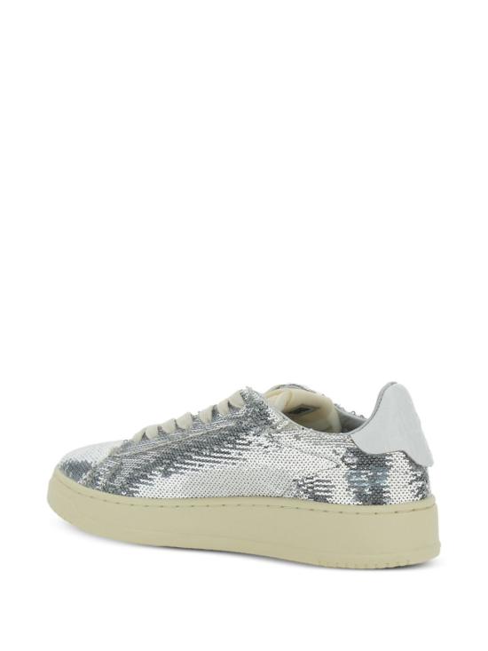 25FW 오트리 달라스 로우 고트스킨 스니커즈 ADLW TI05SILVERWHT Silver - AUTRY