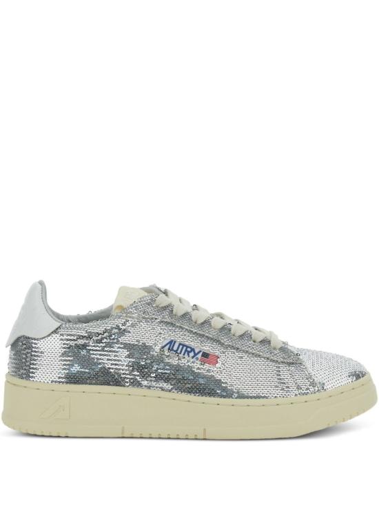 25FW 오트리 달라스 로우 고트스킨 스니커즈 ADLW TI05SILVERWHT Silver