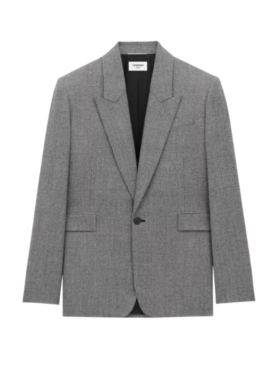 25FW 생로랑 수트 자켓 837196 Y5H541095 Grey