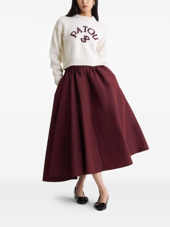 25FW 파투 스웨터 KN278 8064001W White - PATOU