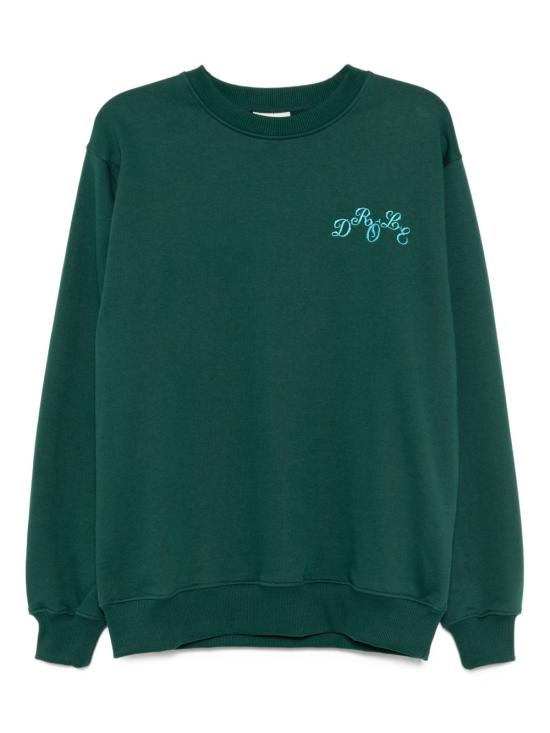 25FW 드롤드무슈 긴팔 티셔츠 HSW169 CO127DGN Green