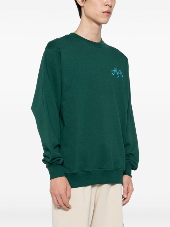 25FW 드롤드무슈 긴팔 티셔츠 HSW169 CO127DGN Green - DROLE DE MONSIEUR