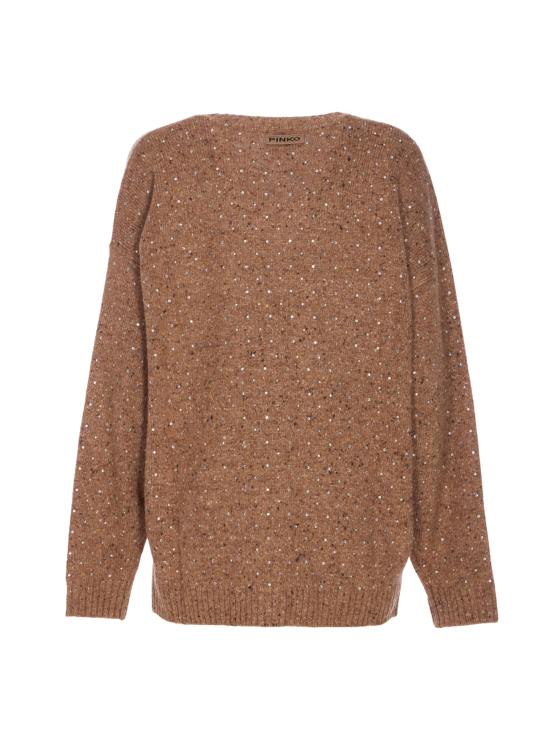 25FW 핑코 가디건 105739 A2U4C3Z Beige - PINKO