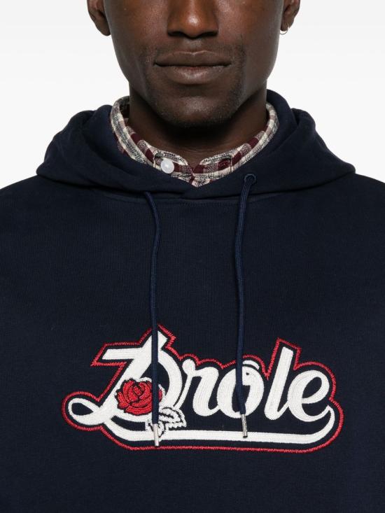 25FW 드롤드무슈 긴팔 티셔츠 HO189 CO127NY Blue - DROLE DE MONSIEUR