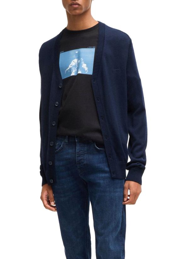 25FW 보스 가디건 50523574 10263267 01 404 Blue - BOSS