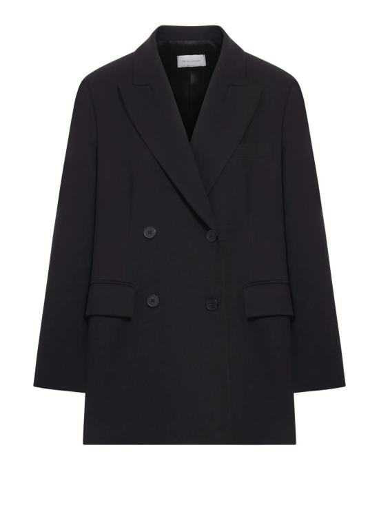 25FW 더 니나 스튜디오 수트 자켓 N6311 ELASTOFLANBLACK Black