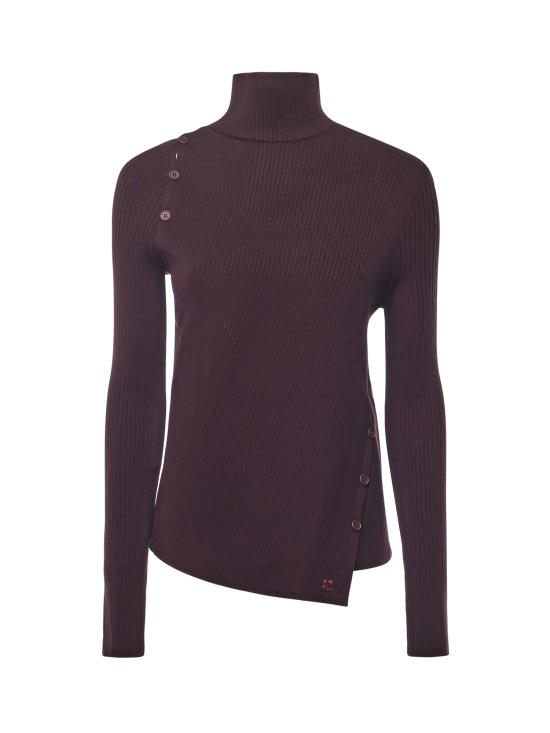 25FW 쿠레쥬 터틀넥 425MPU258FI001 4010 Purple