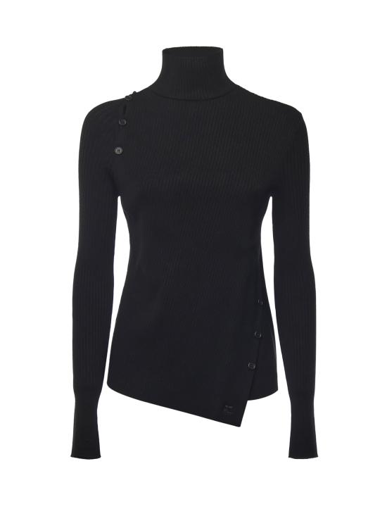 25FW 쿠레쥬 터틀넥 425MPU258FI001 9999 Black