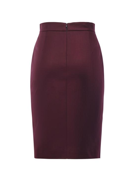 25FW 나인 미니츠 숏 스커트 26FWNGN 0001 BORDEAUX Bordeaux - NINEMINUTES