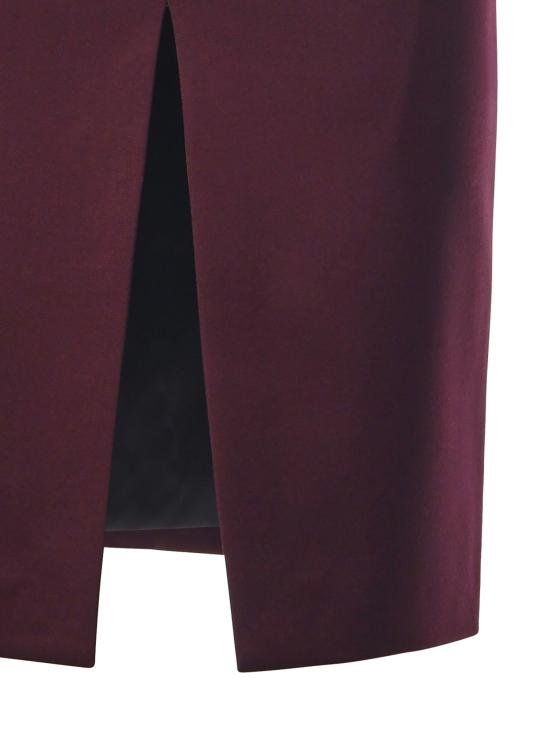 25FW 나인 미니츠 숏 스커트 26FWNGN 0001 BORDEAUX Bordeaux - NINEMINUTES