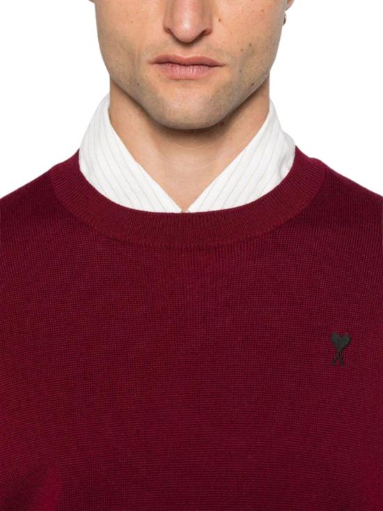 25FW 아미 ADC 크루넥 스웨터 HKS826 001696 Red - AMI