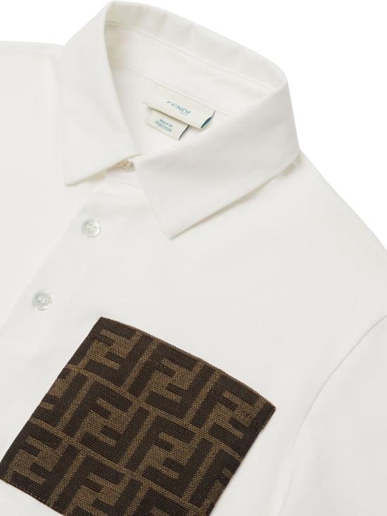 25FW [키즈] 펜디 티셔츠 JMI475 7AJF0TU9 White - FENDI