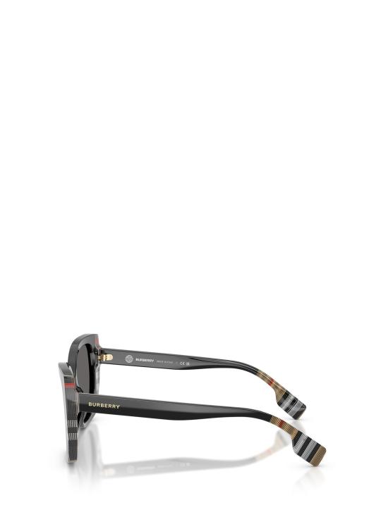 26FW 버버리 선글라스 BE4393 405587 BLACK VINTAGE CHECK - BURBERRY