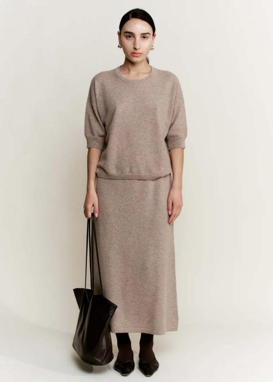  Modern Weaving 롱 스커트 모던 위빙 캐시미어