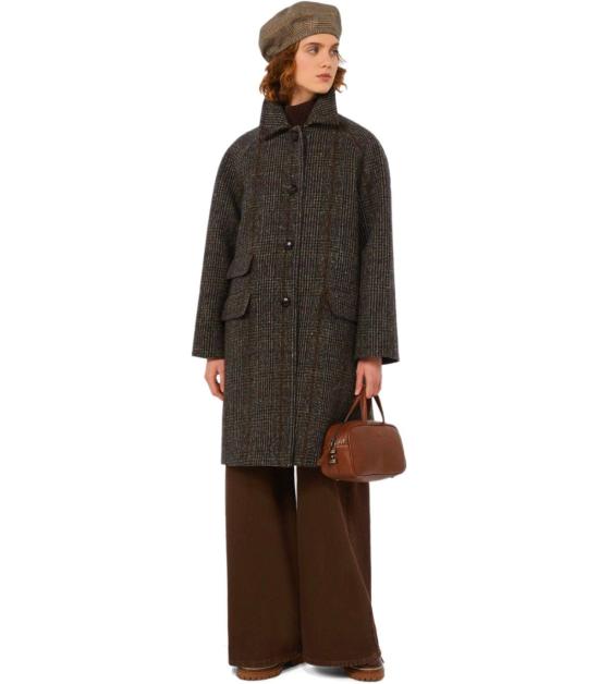 25FW 위켄드막스마라 코트 2525016112600 001 38 Brown - WEEKEND MAX MARA