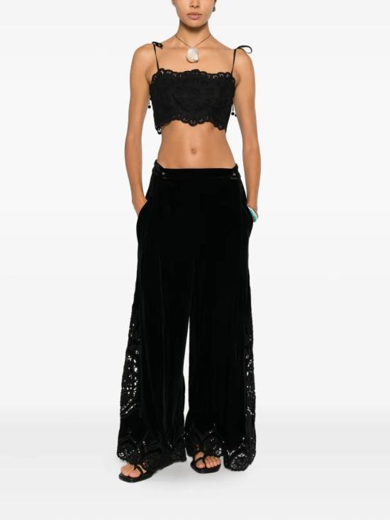 25FW 팜 리오 스트레이트 팬츠 346111L0002 Black - FARM RIO