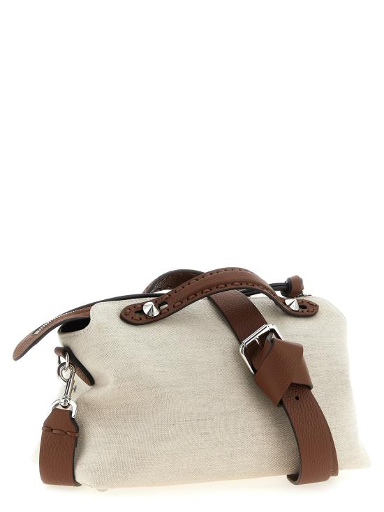 25SS 펜디 토트백 By Way 소프트 미디엄 핸드백 베이지 - FENDI