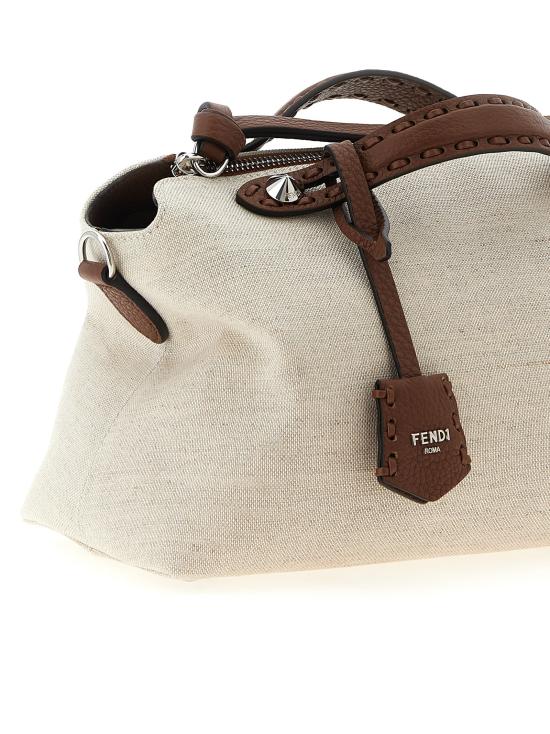 25SS 펜디 토트백 By Way 소프트 미디엄 핸드백 베이지 - FENDI
