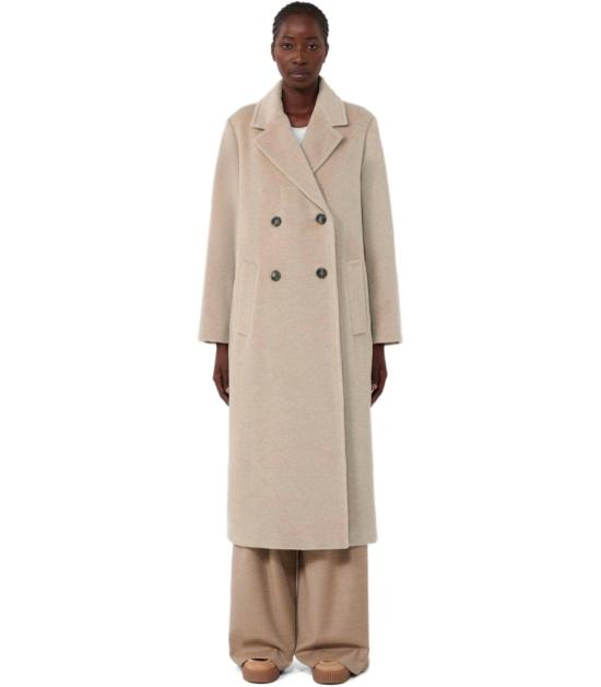 25FW 위켄드막스마라 ZUFOLO 주포로 울 코트 2525016092600 004 38 Beige - WEEKEND MAX MARA