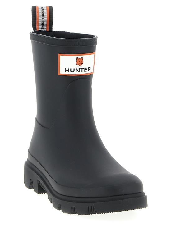 25FW 메종키츠네 메종키츠네 X 헌터 다운포어 숏 레인부츠 HFRU0031252P199 - MAISON KITSUNE